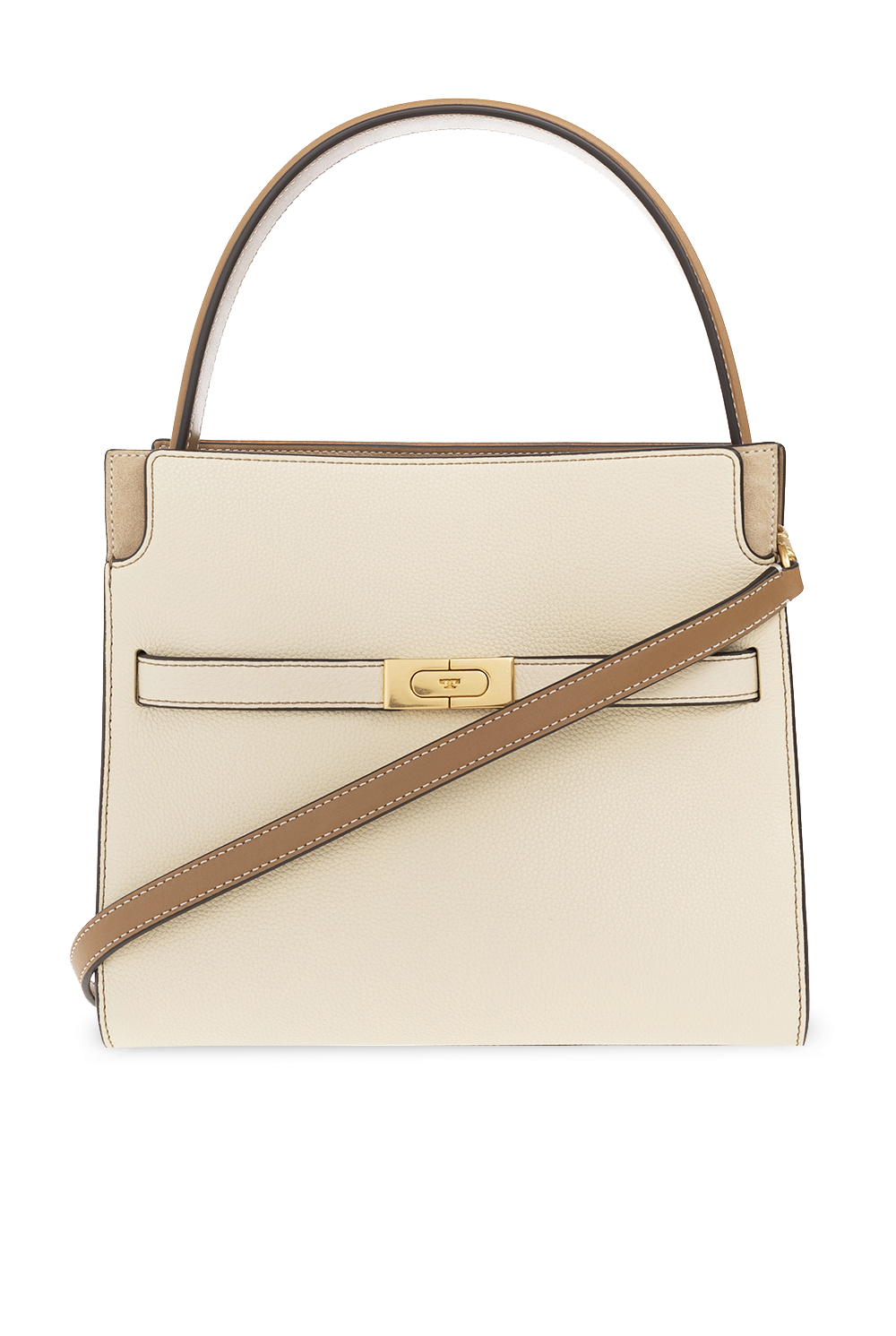 トリーバーチ Tory Burch Lee Small Shoulder Bag Small Lee Radziwill Double Bag: Women's Designer Satchels